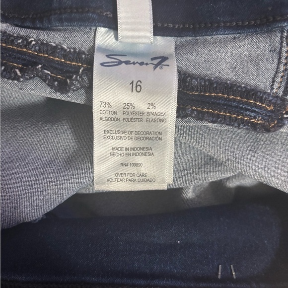 Seven7 Blue Jeggings High-Rise Stretch - Picture 7 of 8